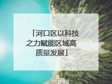 河口区以科技之力赋能区域高质量发展