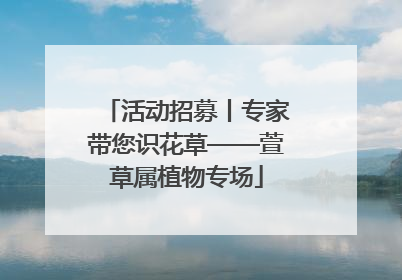 活动招募丨专家带您识花草——萱草属植物专场