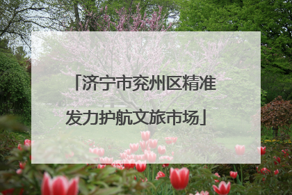 济宁市兖州区精准发力护航文旅市场
