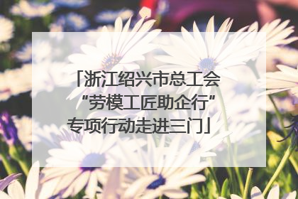 浙江绍兴市总工会“劳模工匠助企行”专项行动走进三门