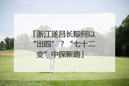浙江遂昌长粽何以“出圈”？“七十二变”中探新路