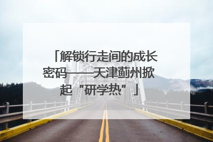 解锁行走间的成长密码——天津蓟州掀起“研学热”