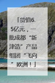 货值6.5亿元，一批成都“新津造”产品组团“飞向”欧洲！