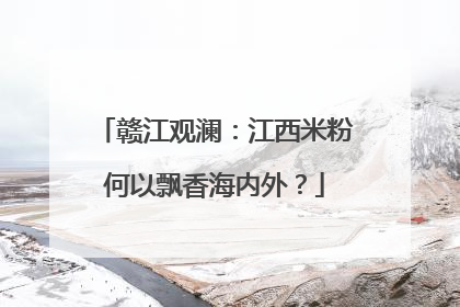 赣江观澜：江西米粉何以飘香海内外？