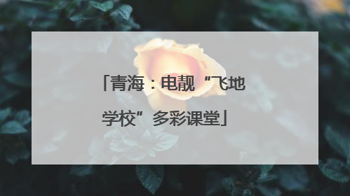 青海：电靓“飞地学校”多彩课堂