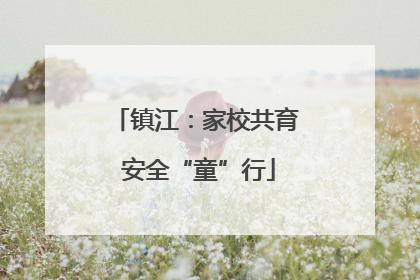 镇江：家校共育 安全“童”行