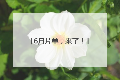 6月片单，来了！