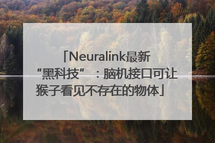 Neuralink最新“黑科技”：脑机接口可让猴子看见不存在的物体