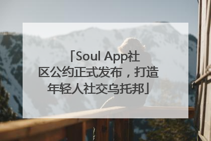 Soul App社区公约正式发布，打造年轻人社交乌托邦